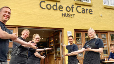 Code of Care og Café Care har haft besøg